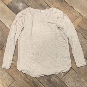 Athleta Women’s Grey Long sleeve shirt-Large